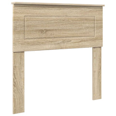 vidaXL Headboard Sonoma Oak Engineered wood 2