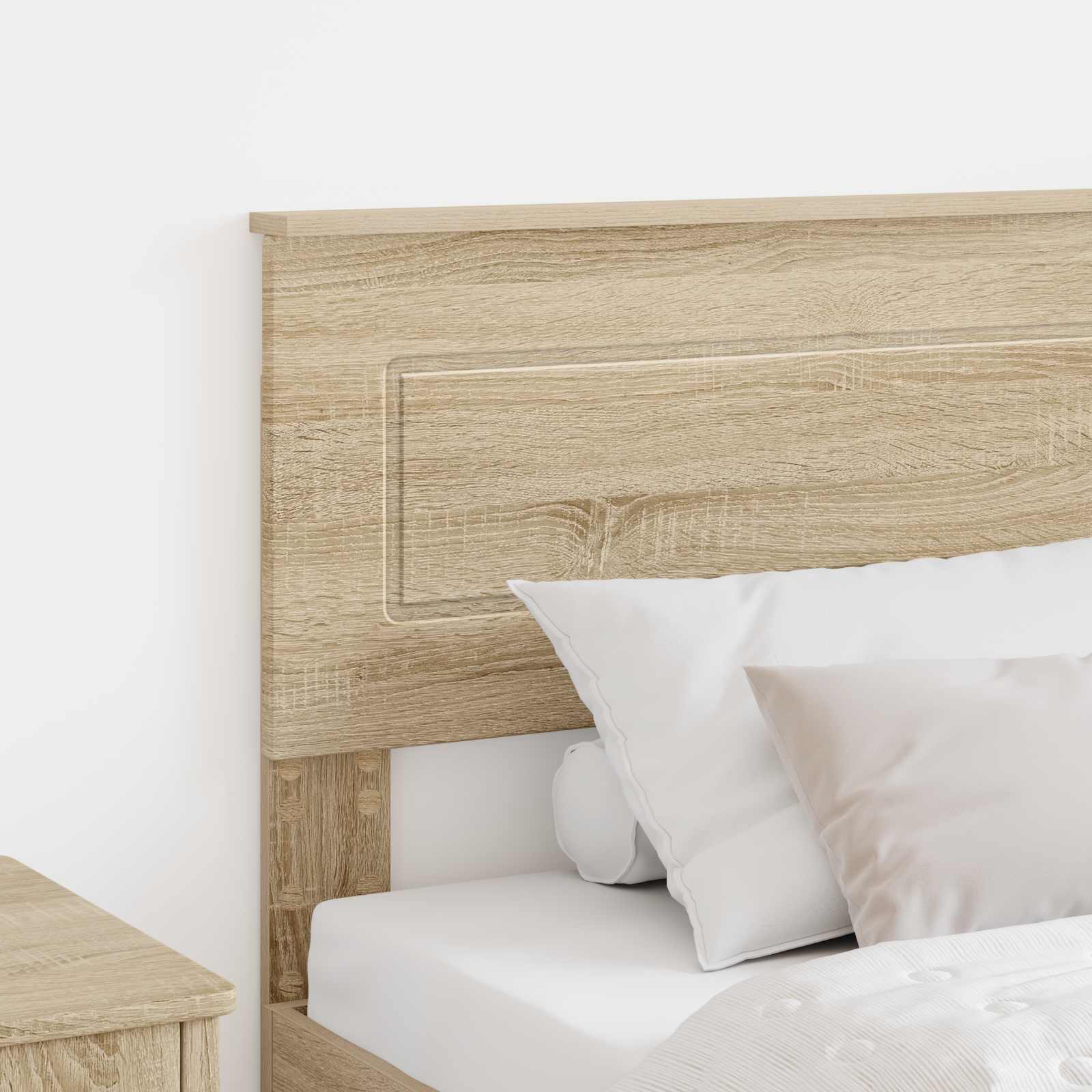 vidaXL Headboard Sonoma Oak Engineered wood 3