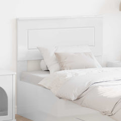 vidaXL Headboard Gloss White Engineered wood High gloss white