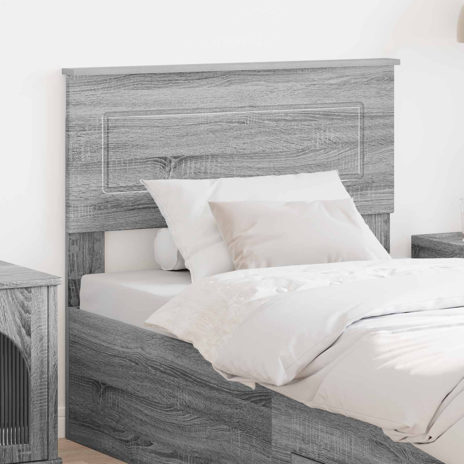 vidaXL Headboard Grey Sonoma Engineered wood 1