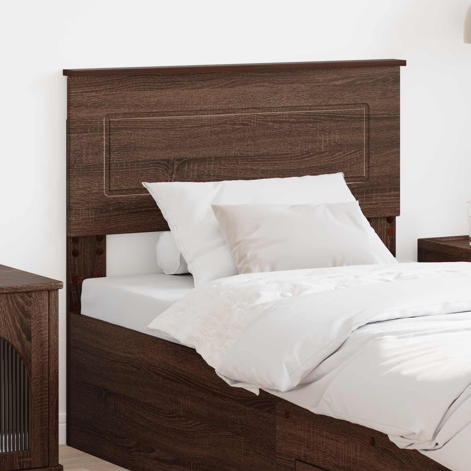 vidaXL Headboard Brown Oak Engineered wood 1