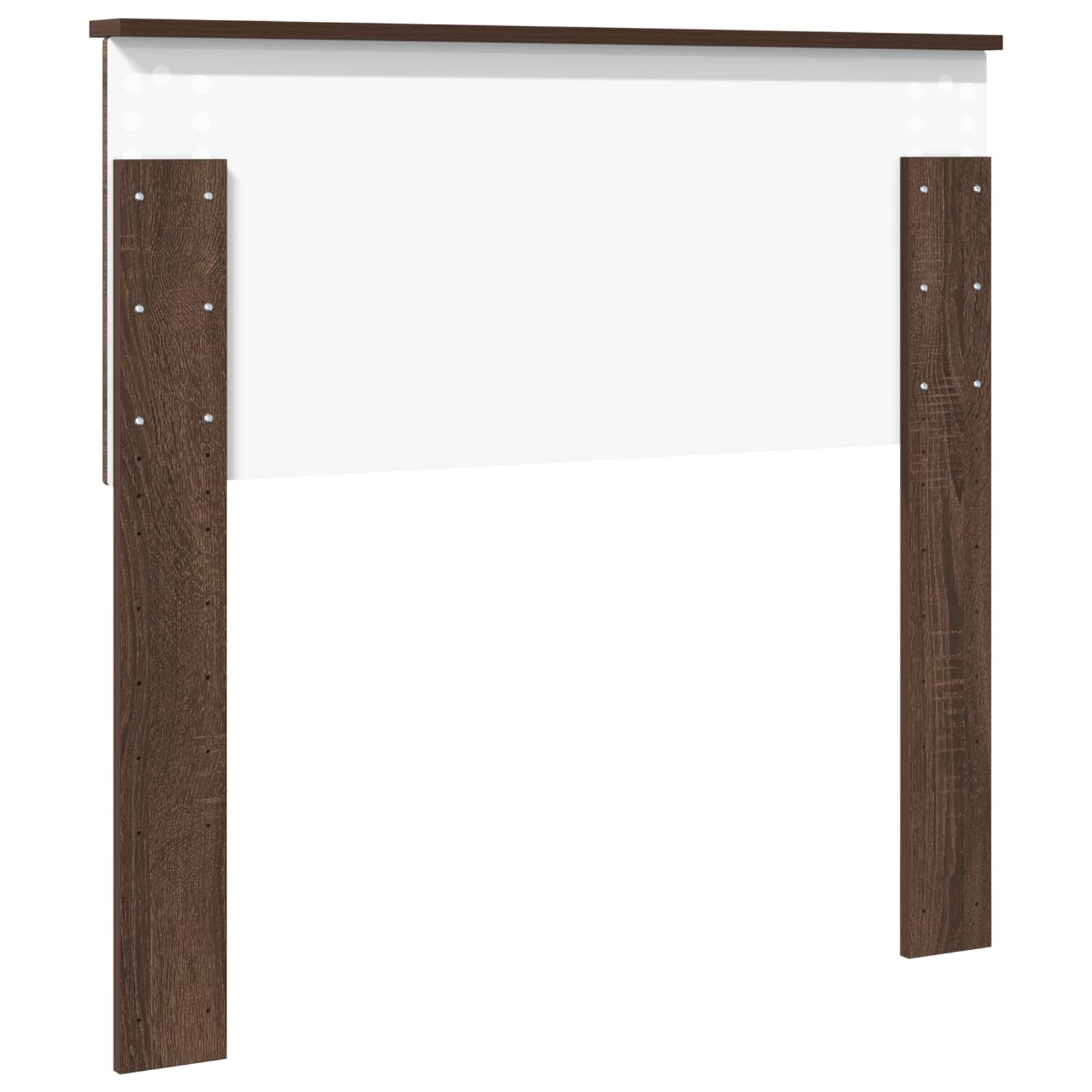 vidaXL Headboard Brown Oak Engineered wood 6