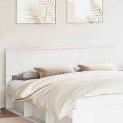 vidaXL Headboard White Engineered wood 1