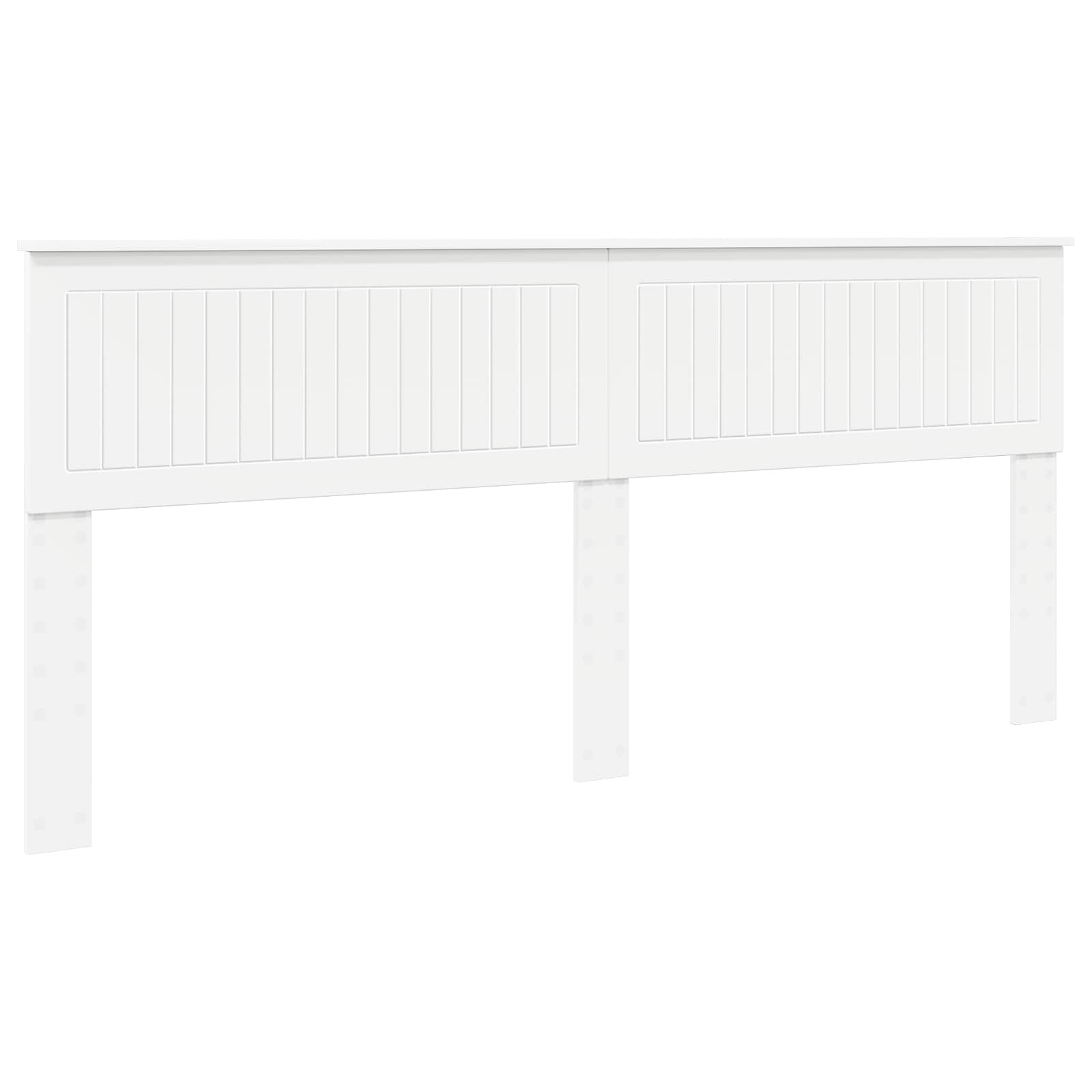 vidaXL Headboard White Engineered wood 2