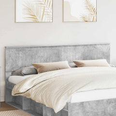 vidaXL Headboard Concrete Grey Engineered wood 1
