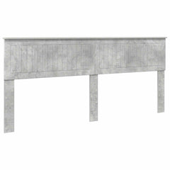 vidaXL Headboard Concrete Grey Engineered wood 2