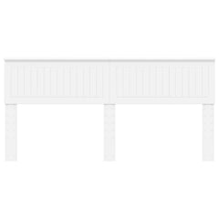 vidaXL Headboard White Engineered wood 4