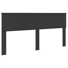 vidaXL Headboard Black Oak Engineered wood 2