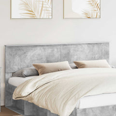 vidaXL Headboard Concrete Grey Engineered wood 1