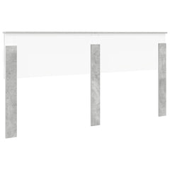 vidaXL Headboard Concrete Grey Engineered wood 6