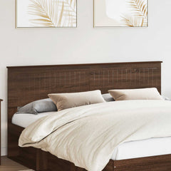 vidaXL Headboard Brown Oak Engineered wood 1