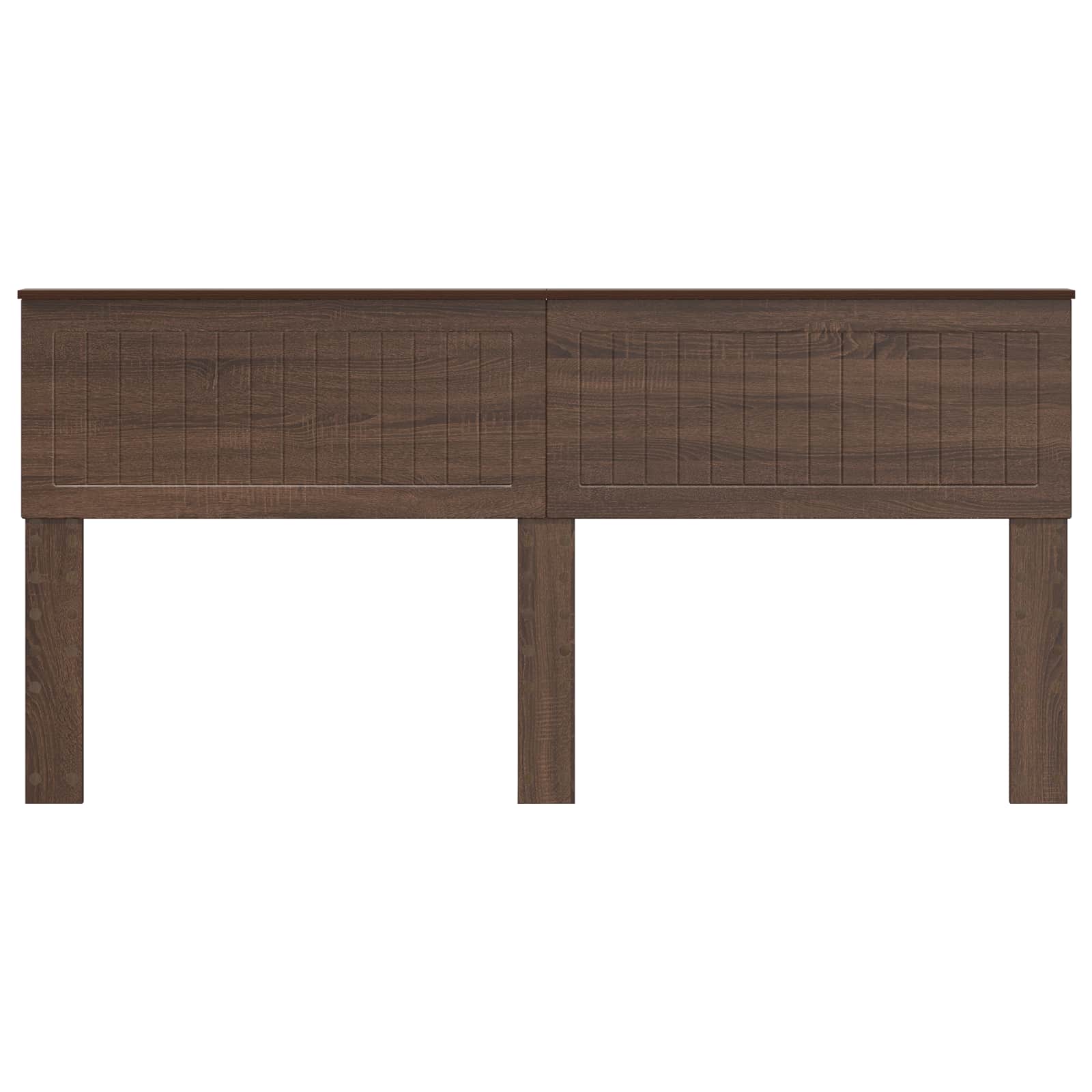 vidaXL Headboard Brown Oak Engineered wood 4