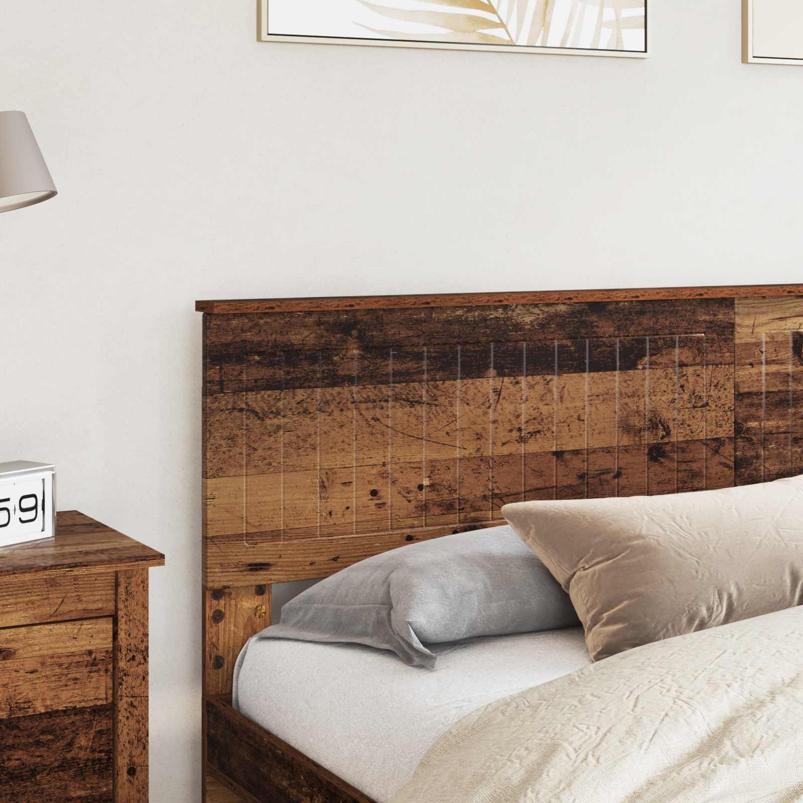vidaXL Headboard Old Wood Engineered wood 3