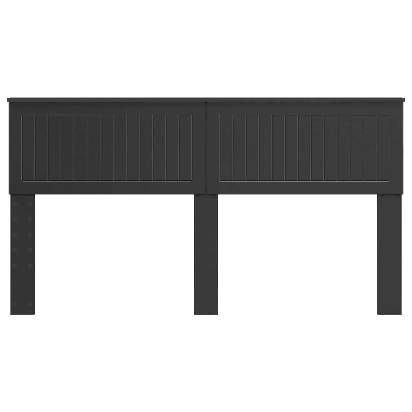 vidaXL Headboard Black Oak Engineered wood 4