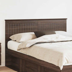Headboard Engineered wood Brown Oak