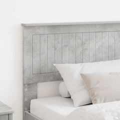 vidaXL Headboard Concrete Grey Engineered wood 3