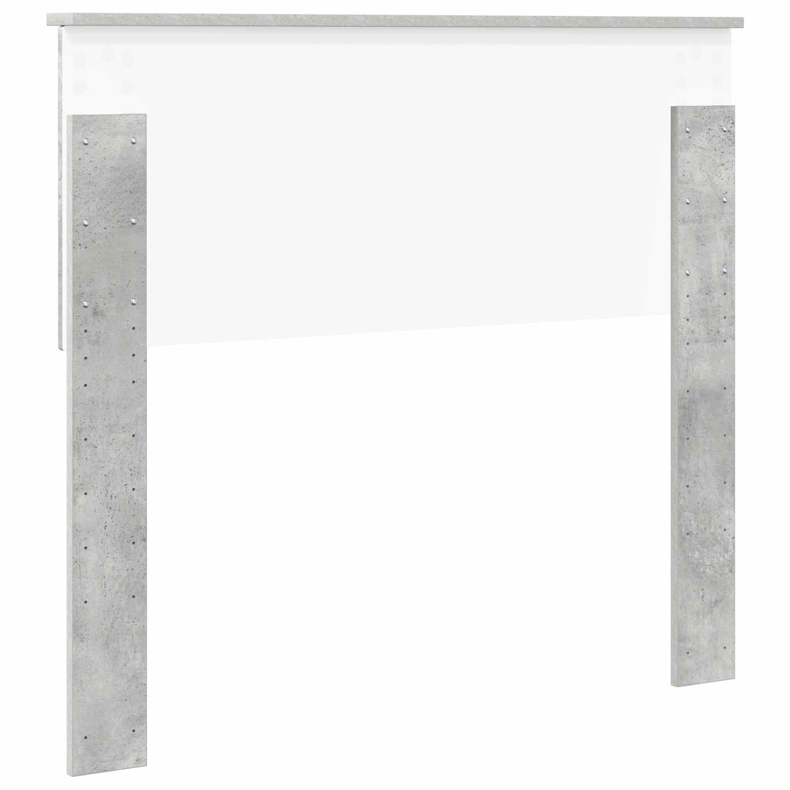 vidaXL Headboard Concrete Grey Engineered wood 6