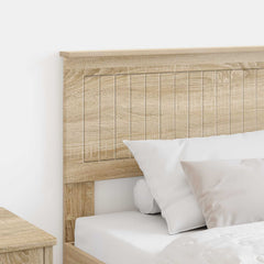 vidaXL Headboard Sonoma Oak Engineered wood 3