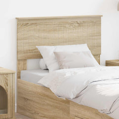 vidaXL Headboard Sonoma Oak Engineered wood 1