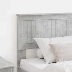 vidaXL Headboard Concrete Grey Engineered wood 3