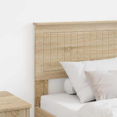 vidaXL Headboard Sonoma Oak Engineered wood 3