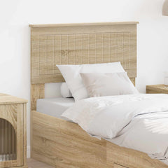 vidaXL Headboard Sonoma Oak Engineered wood 1