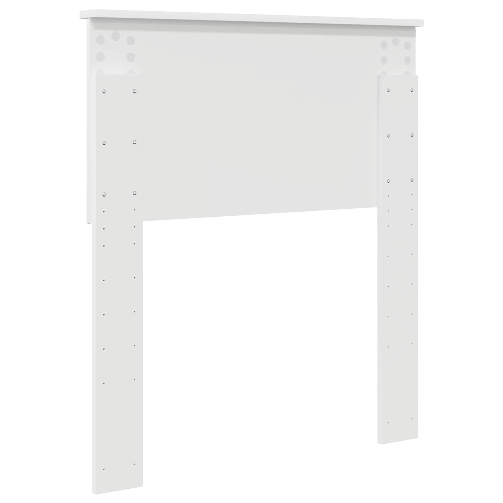 vidaXL Headboard White Engineered wood 6