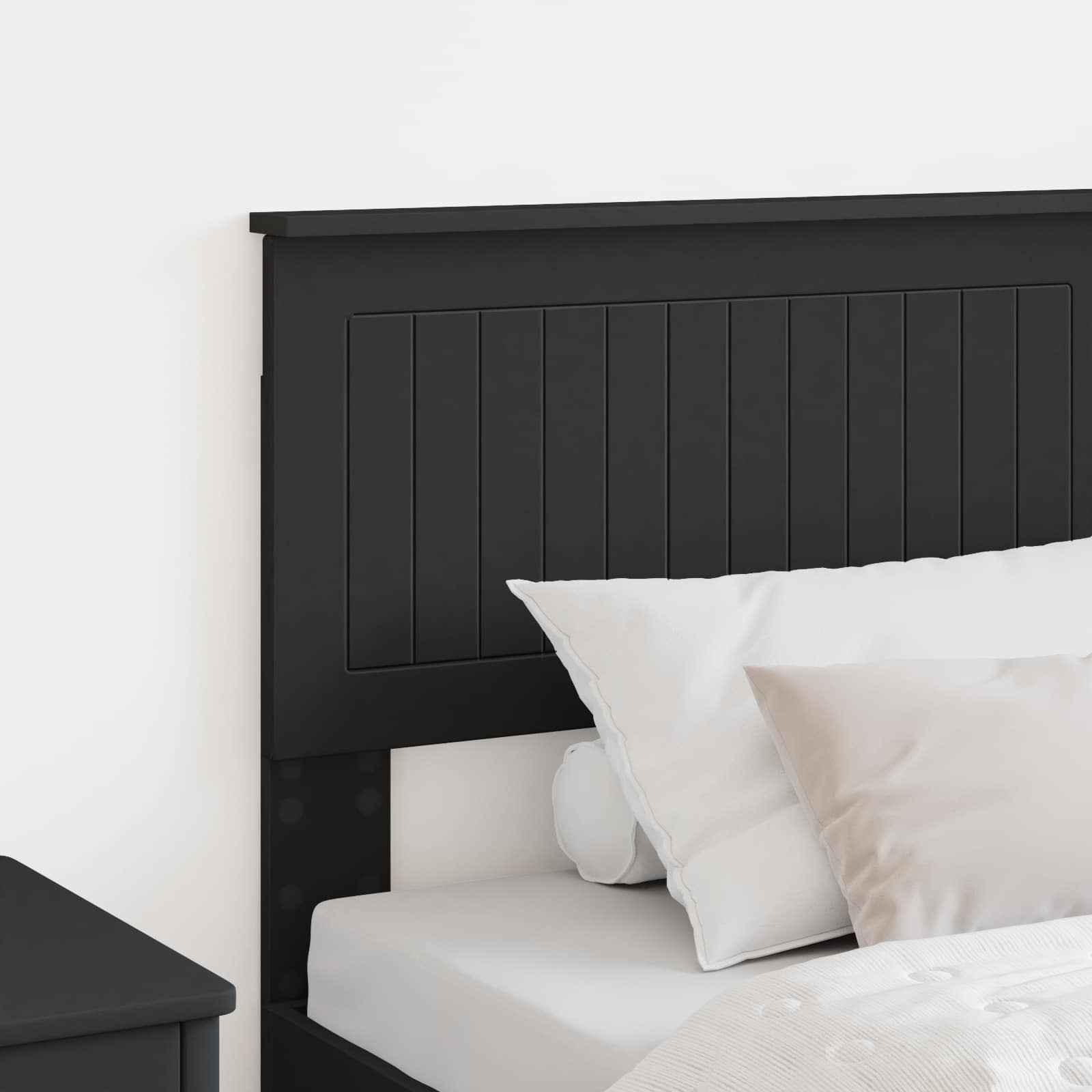vidaXL Headboard Black Oak Engineered wood 3