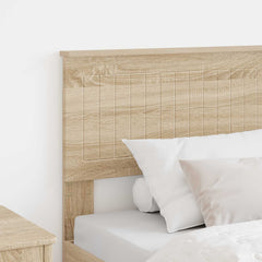 vidaXL Headboard Sonoma Oak Engineered wood 3