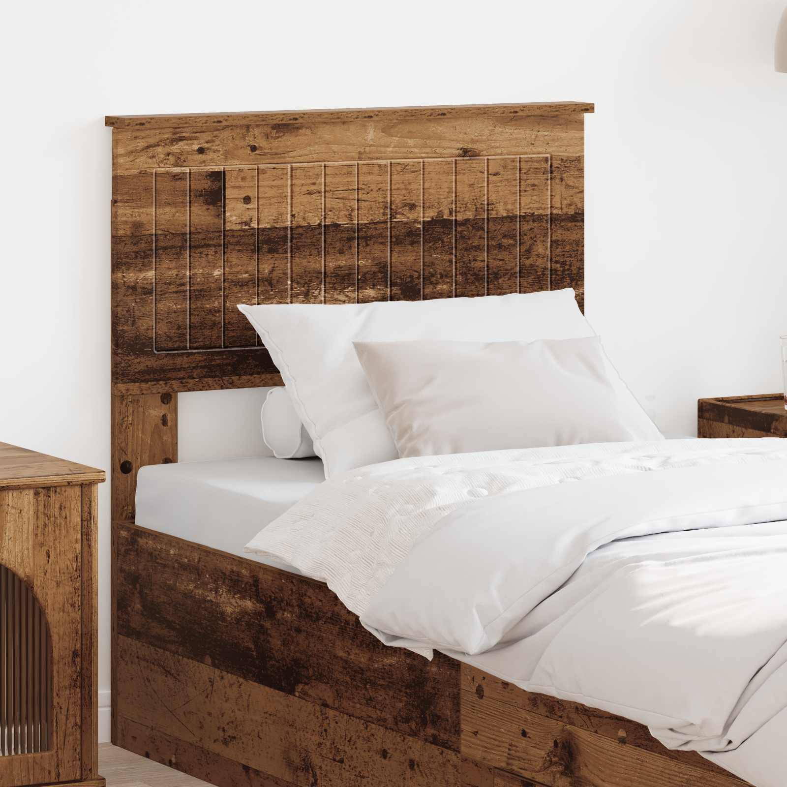 vidaXL Headboard Old Wood Engineered wood 1