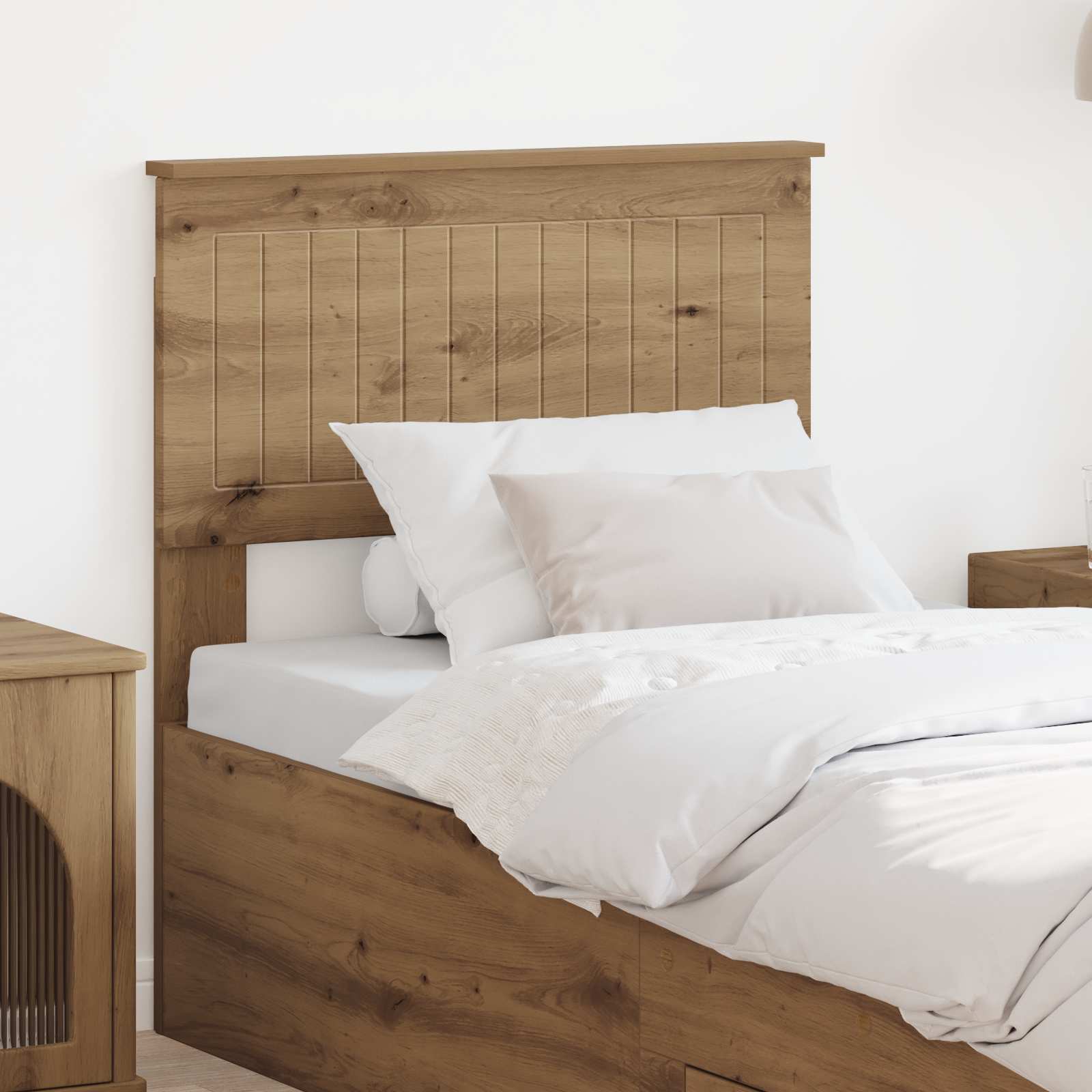 vidaXL Headboard Artisan Oak Engineered wood 1