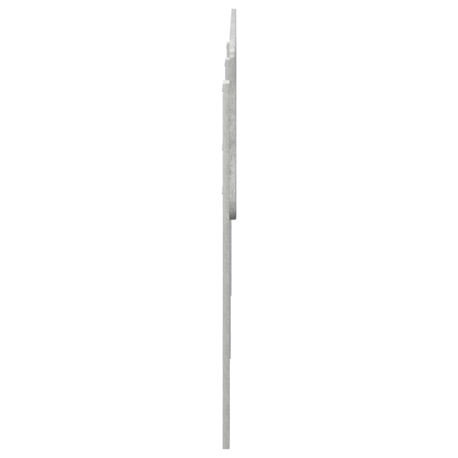 vidaXL Headboard Concrete Grey Engineered wood 5