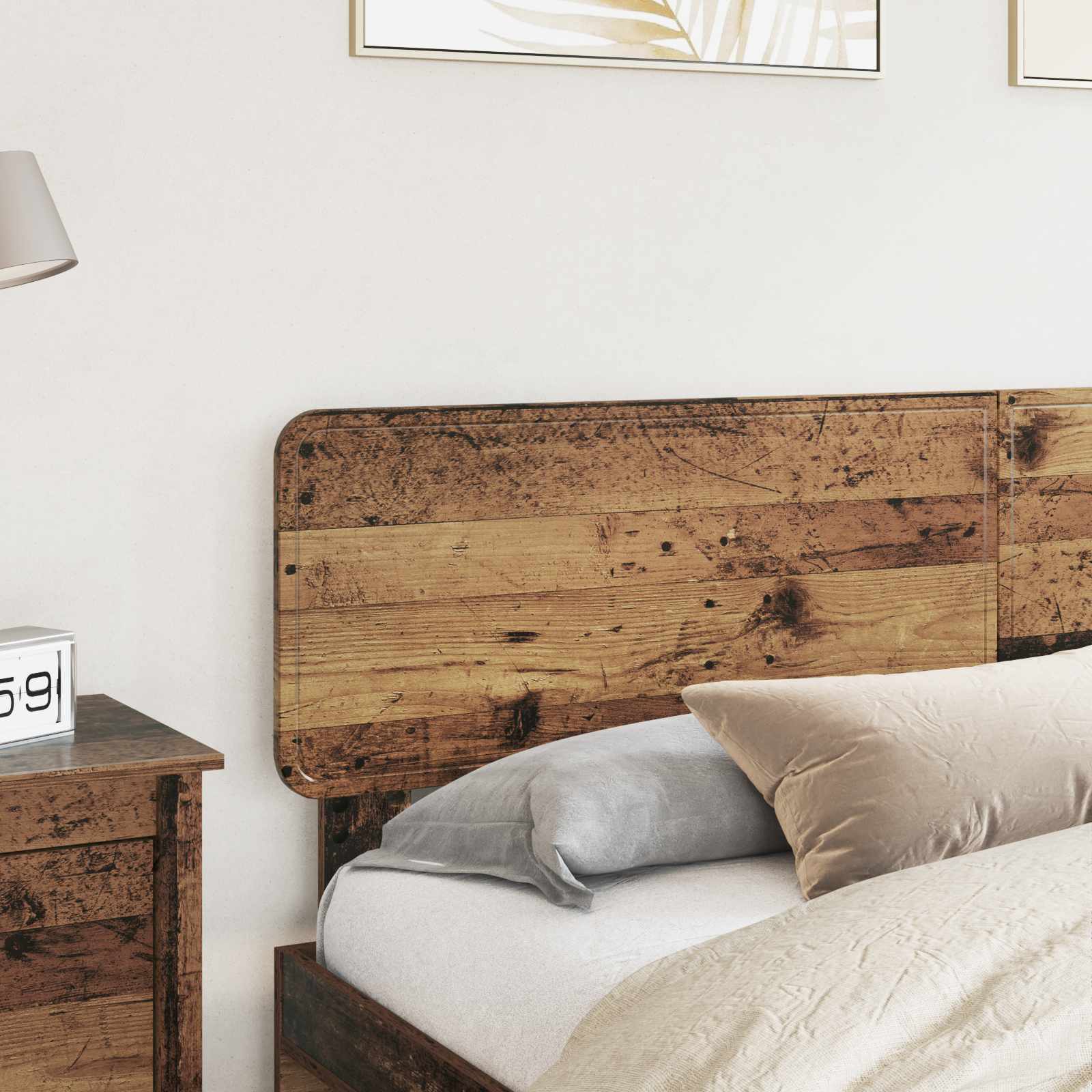 vidaXL Headboard Old Wood Engineered wood 3
