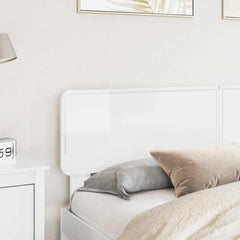 vidaXL Headboard Gloss White Engineered wood 3