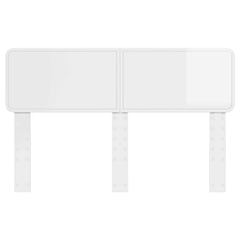 vidaXL Headboard Gloss White Engineered wood 4