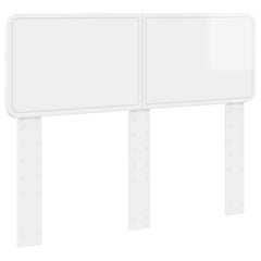 vidaXL Headboard Gloss White Engineered wood 2