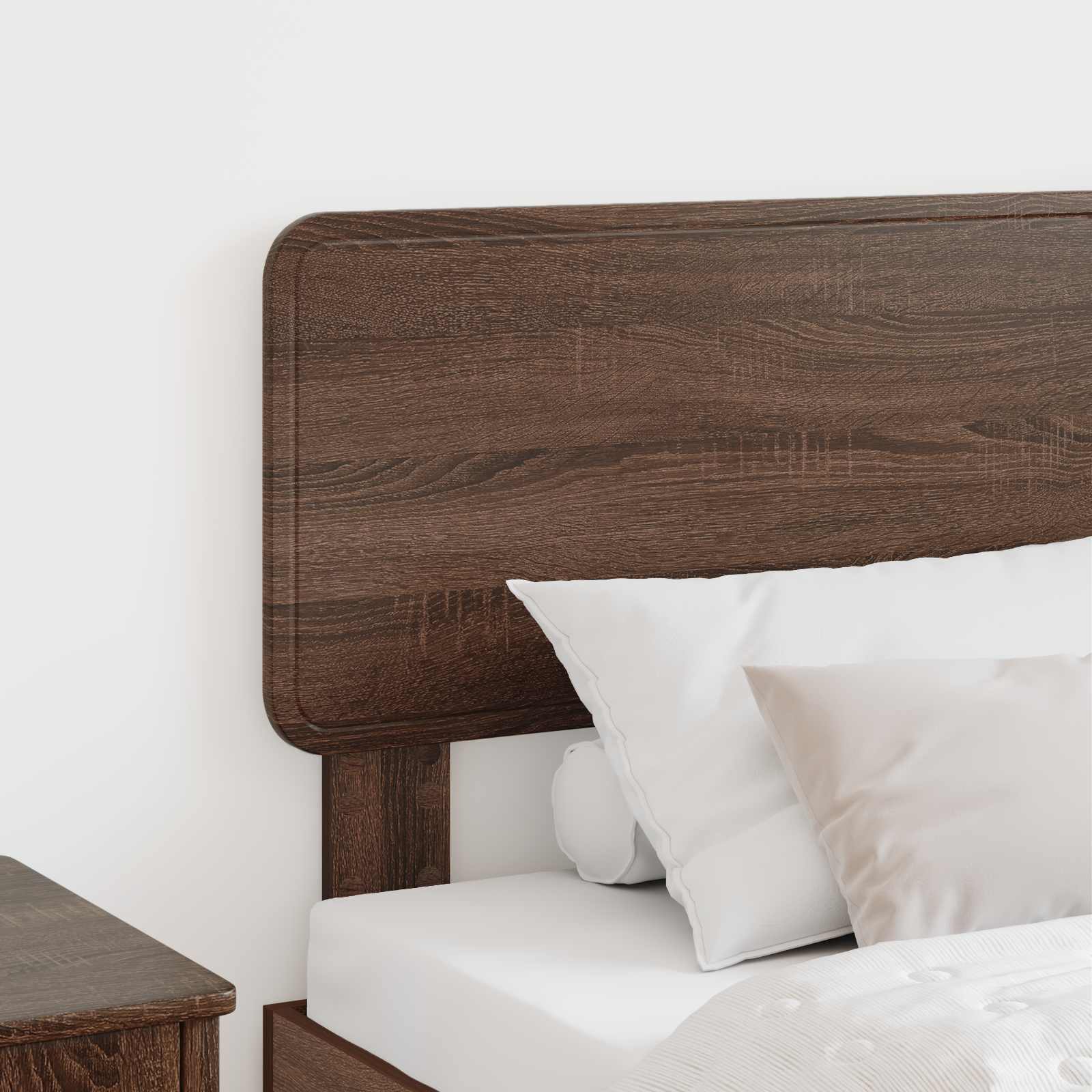 vidaXL Headboard Brown Oak Engineered wood 3