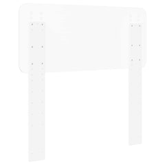 vidaXL Headboard White Engineered wood 6
