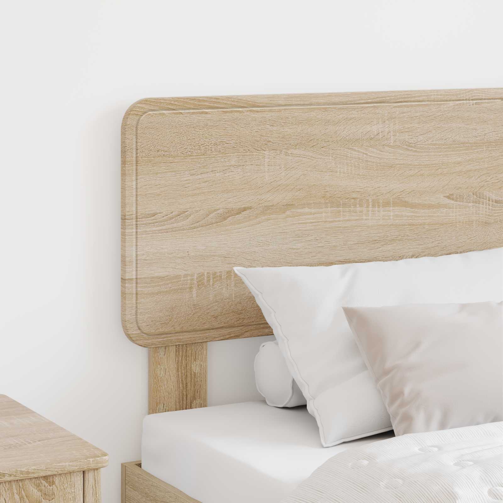vidaXL Headboard Sonoma Oak Engineered wood 3