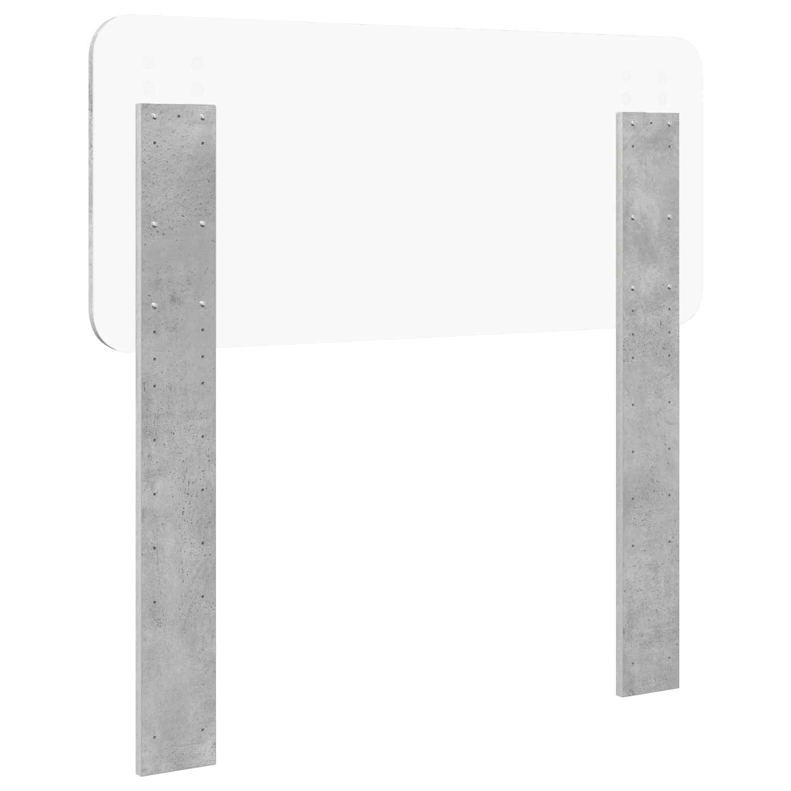 vidaXL Headboard Concrete Grey Engineered wood 6