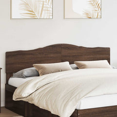 vidaXL Headboard Engineered wood Brown oak