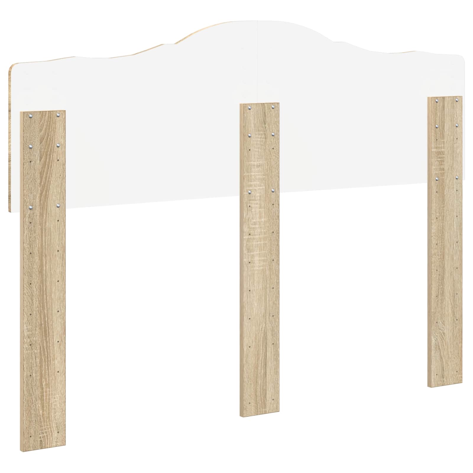 vidaXL Headboard Sonoma Oak Engineered wood 6