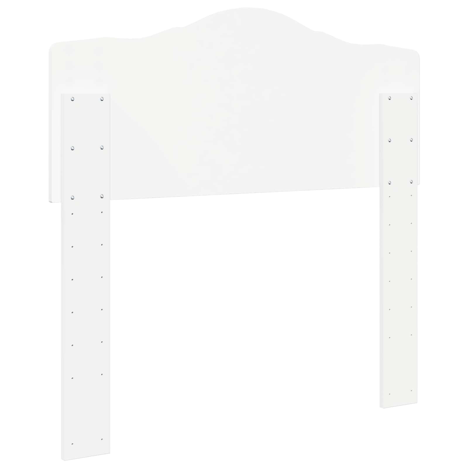 vidaXL Headboard White Engineered wood 6