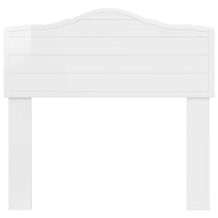 vidaXL Headboard Gloss White Engineered wood 4