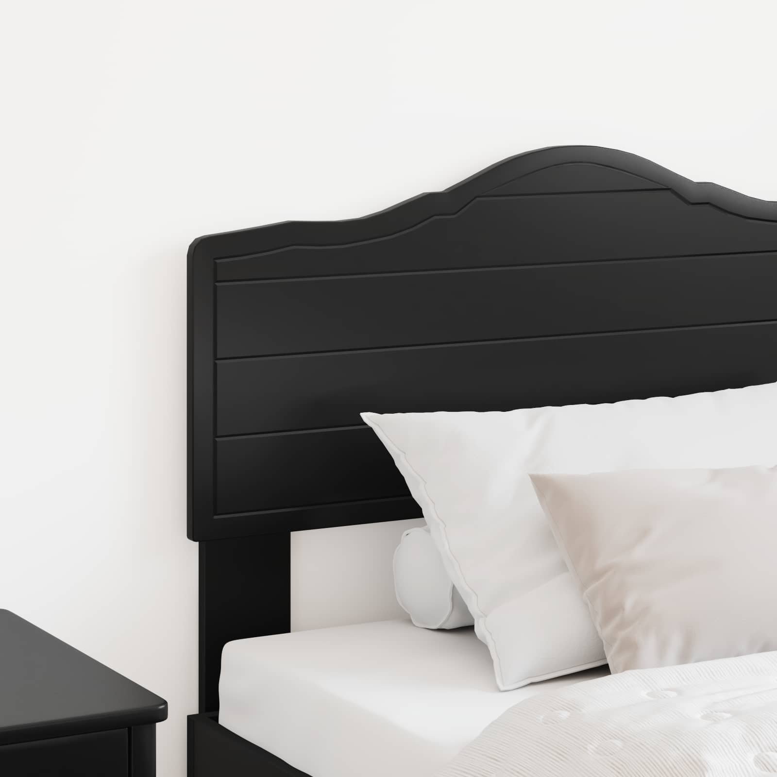 vidaXL Headboard Black Oak Engineered wood 3