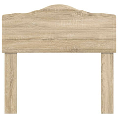 vidaXL Headboard Sonoma Oak Engineered wood 4