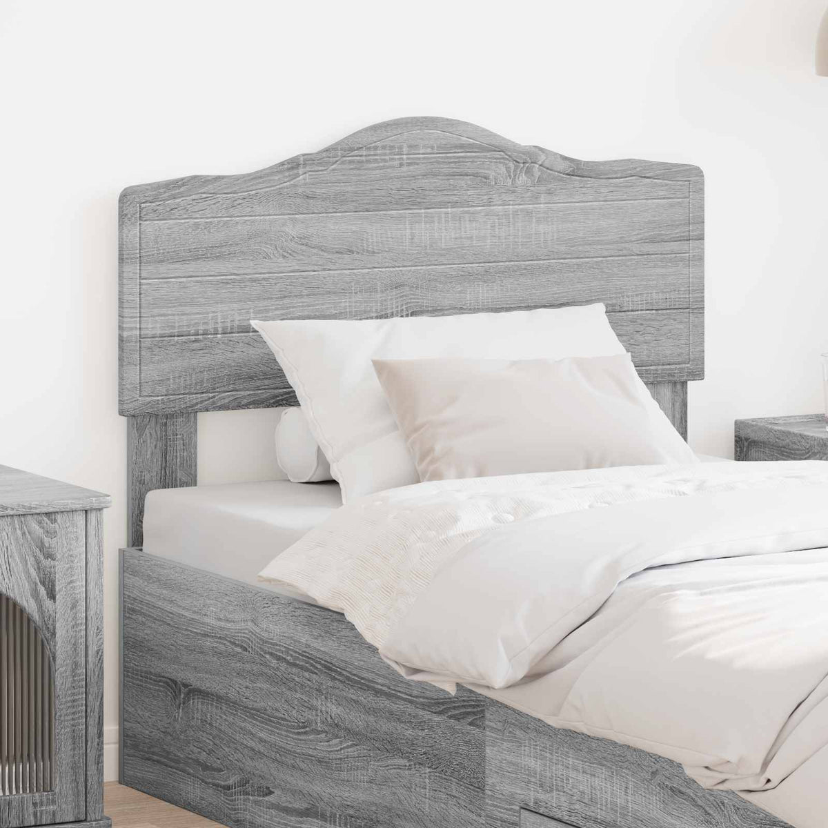 Headboard Engineered wood Grey sonoma 75 cm