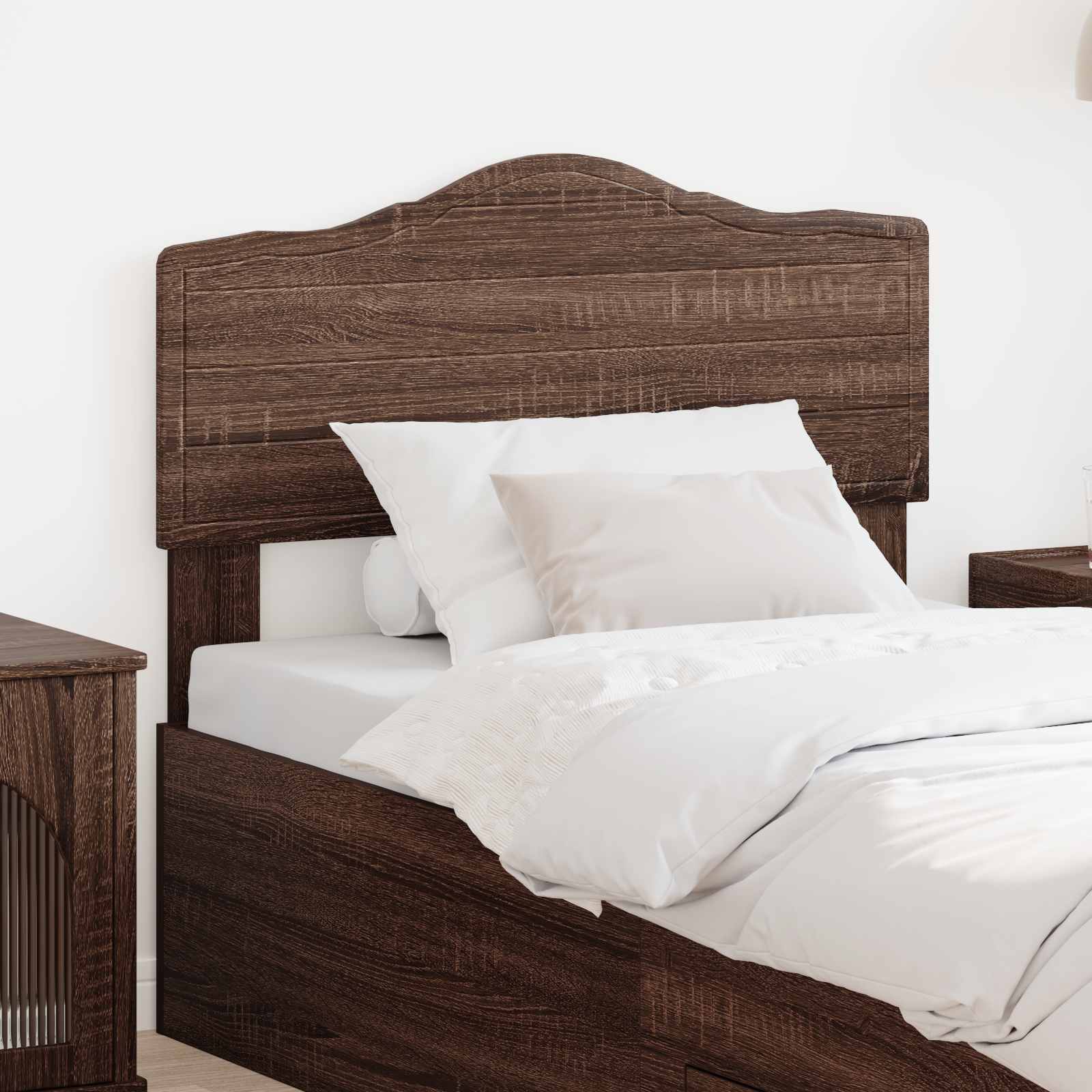vidaXL Headboard Brown Oak Engineered wood 1