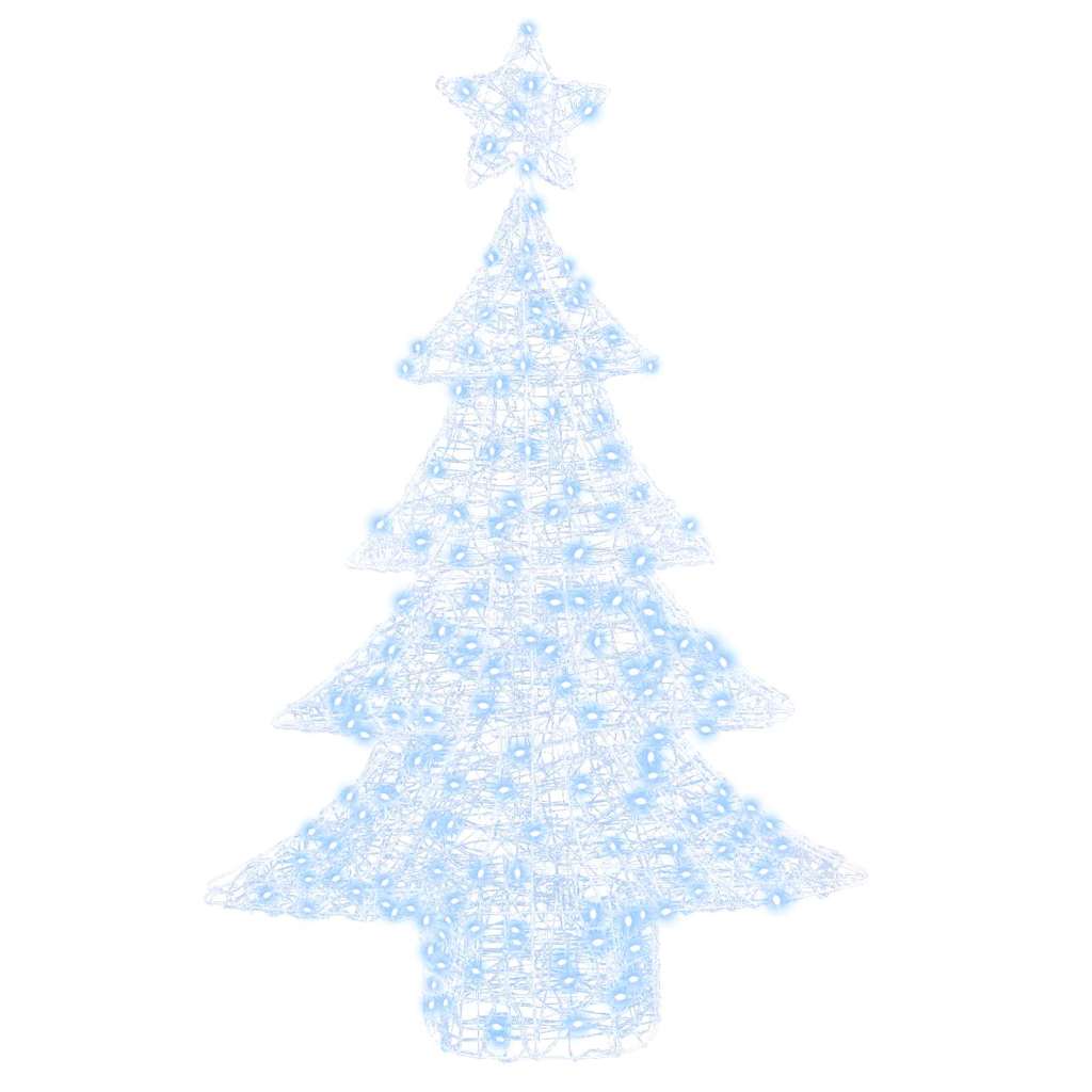 vidaXL Christmas Tree 100 LEDs Cold white 120 cm Acrylic 4