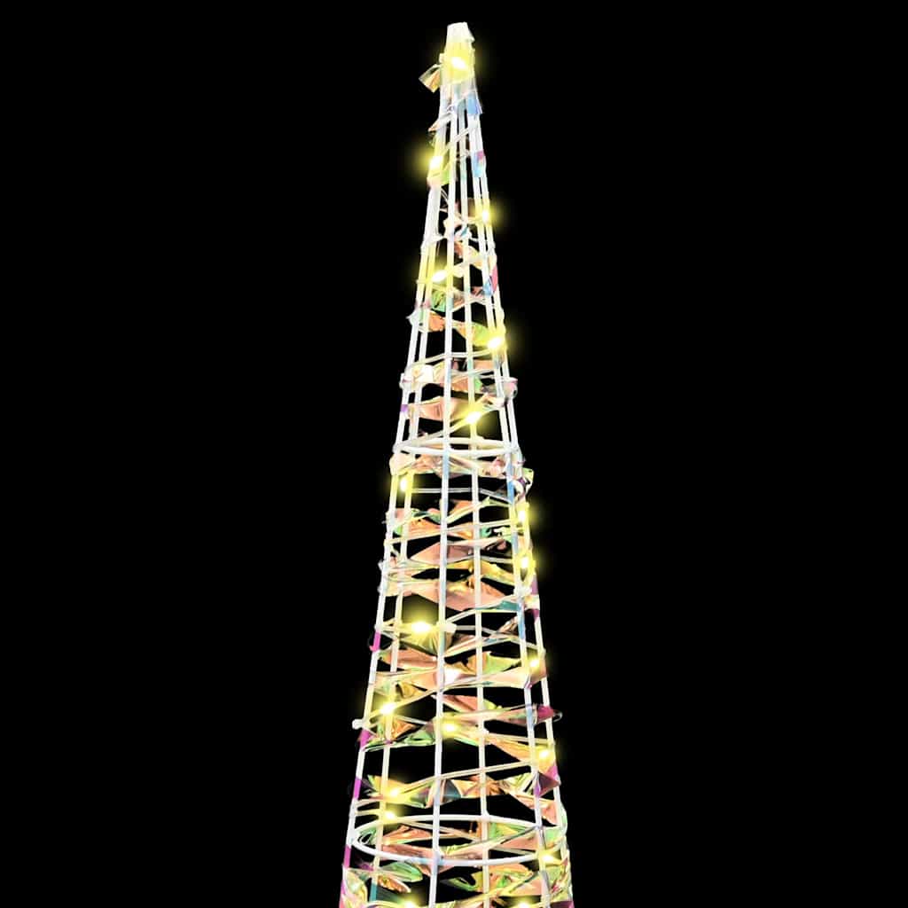 vidaXL Christmas Tree 3 pcs 90 LEDs Warm white 20 x 20 x 80 cm PET 6